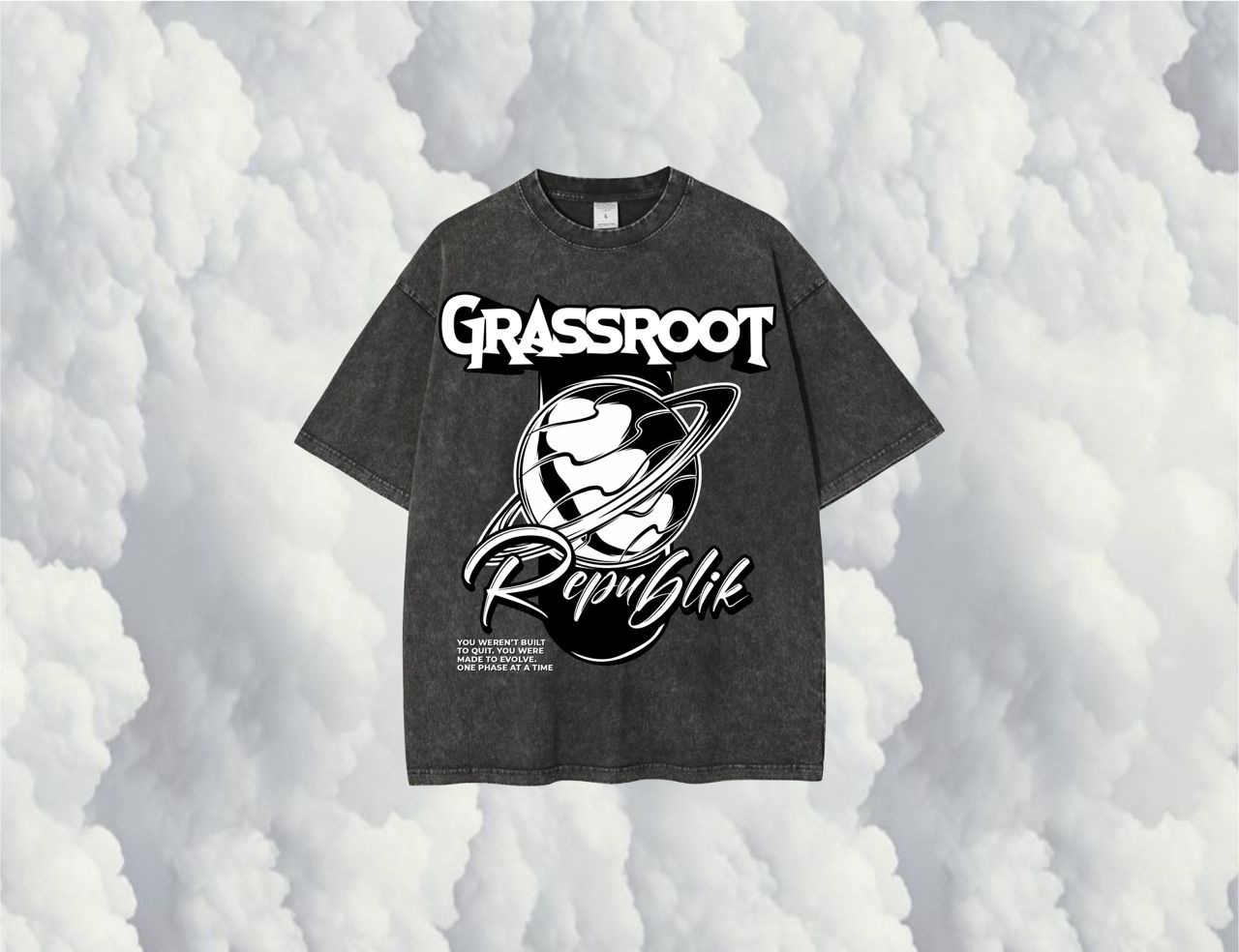 Black Core Republik Washed Tee